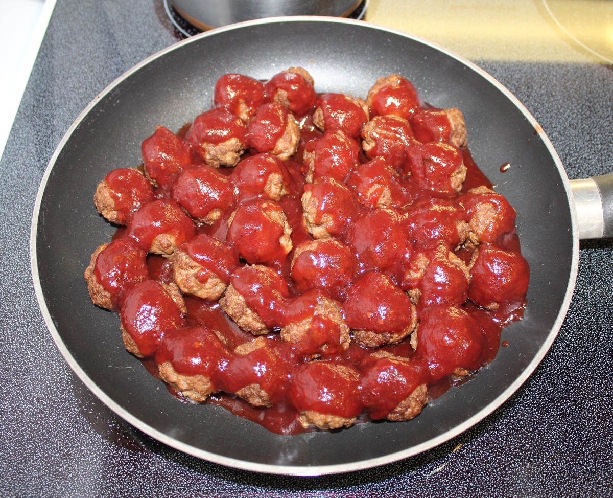 Meatballs with Spicy/Sweet Meatballs